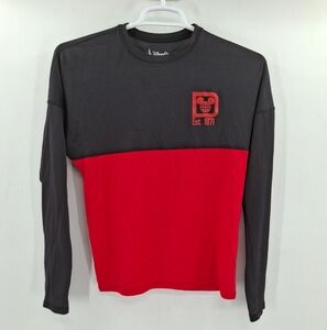Disney Parks Walt Disney World Red‎ & Black Rashguard Spirit Jersey SMALL